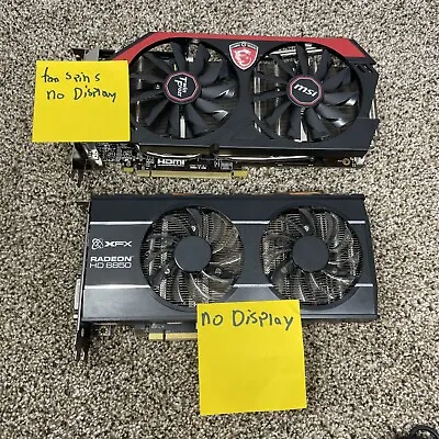 Gtx 760 2gb And Radeon Hd 6850 For Parts No Display Graphics Cards • $30