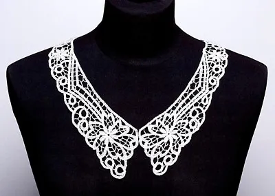 Embroidered Venice Lace Collar (0009) - Sew On Dressmaking  • £2.50