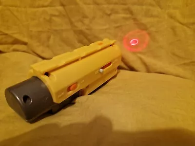 NERF ELITE N-STRIKE Yellow Adjustable RED DOT SIGHT ATTACHMENT Laser Light • £4.99