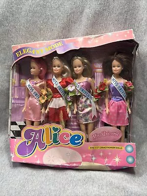 RARE Alice 4 Dolls Miss Universe/International Vintage 11.5” Elegant Mode • $89.77