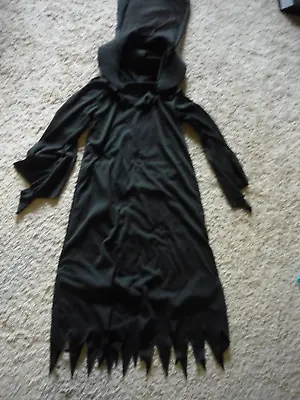 MARDI GRAS COSTUME -Day Of The Dead   Black Dress-FACE IS COVERED • $4