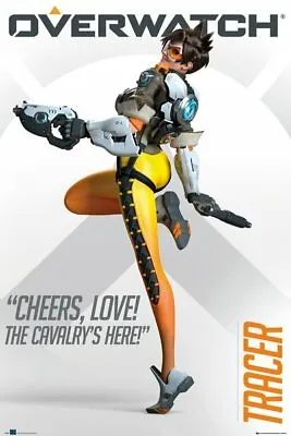 $9.95 • Buy Poster Overwatch Tracer Lena Oxton PlayStation 4 Xbox One Nintendo Switch
