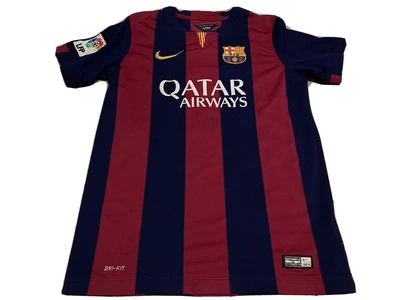 £14.99 • Buy FC Barcelona Nike 2014/2015 Home Shirt Jersey Size 12/13 Years, 145-158cm