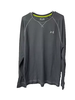 Under Armour Thermal All Season Gear Catalyst Loose Long Sleeve Size XL Gray • $18.99