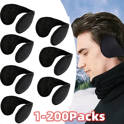 Lot Men Women Ear Muffs Winter Ear Warmers Fleece Earwarmer Behind The Head Band • $5.40