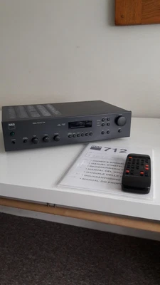£125 • Buy Nad 712 Stereo Amplifier Receiver Hi Fi Separate Instruction Manual/remote