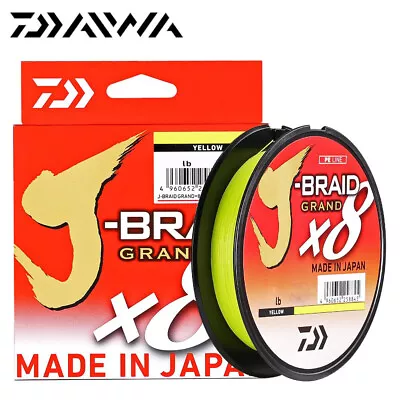 DAIWA J-BRAID Grand X8 – 150-165yds (18-60lb) • $49.99