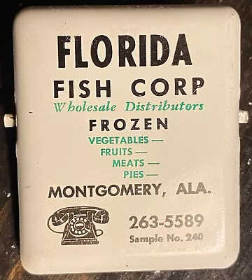 Vintage Advertising Clip Florida Fish Corp. Rare • $5