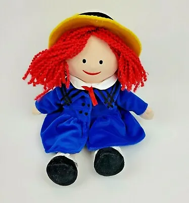 Madeline Plush Doll Dressable Kids Preferred Velvet Blue Coat Plaid Dress 12  • $19.97