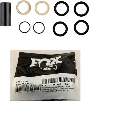 FOX Rear Shock Mount Hardware Kit 9 Piece 8mm X 30mm Bushings 803-03-291 • $20