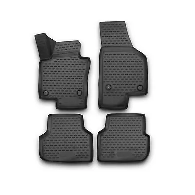 OMAC Floor Mats Liner For VW Jetta A6 2011-2018 Black TPE All-Weather 4 Pcs • $79.90