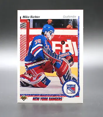 1990-91 Upper Deck MIKE RICHTER Rookie Card #32 New York Rangers • $1.59