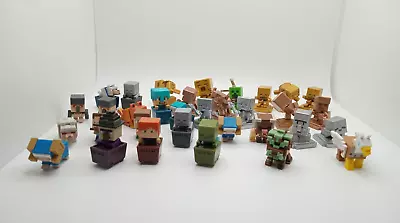 Minecraft Mini Figures Large Lot Of 33 Minifigures Mattel Mojang • $45.45