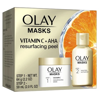 $28 • Buy Olay Masks Vitamin C Resurfacing And AHA Peel Activator Duo Kit  Brand New