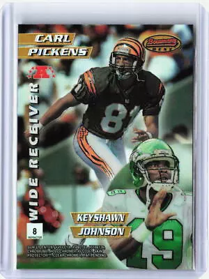 1996 Bowman's Best Cris Carter Conway Pickens Johnson Mirror Images Refractor • $5