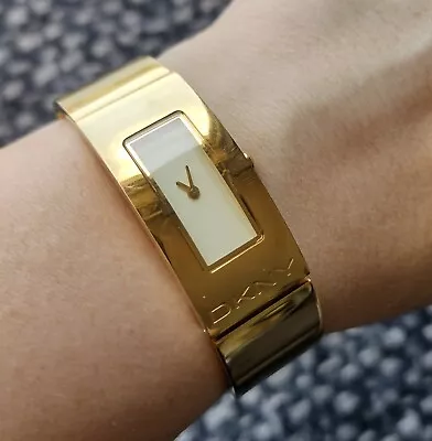 £19.99 • Buy Dkny Watch Gold Tone Bracelet Watch