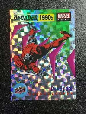 2020 Upper Deck Marvel Ages 🔥 DEADPOOL PRISM DECADES 1990s 🔥 1:32 Packs • $7.50