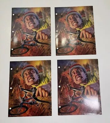 Vintage Mead No Rules Folder Volcano Bicycle Lava 1995 *Set Of 4* • $45