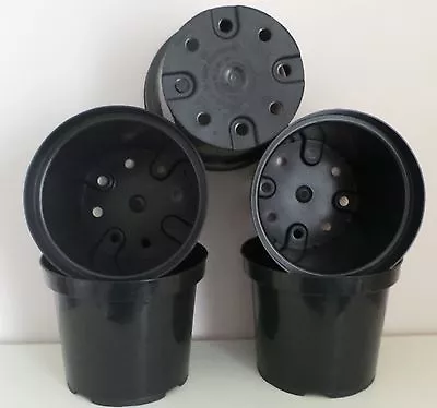 £13 • Buy PK(10) 21cm 4 LITRE TOP QUALITY PLASTIC PLANT POTS NEW