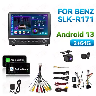 For MERCEDES BENZ SLK-R171 SLK350 10.1  Android 13 Car GPS Radio Stereo 2GB+64GB • $179.05