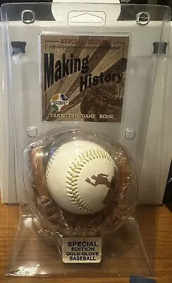Tony Gwynn Making History Special Edition Mini Gold Glove & Baseball Unique Rare • $49.99