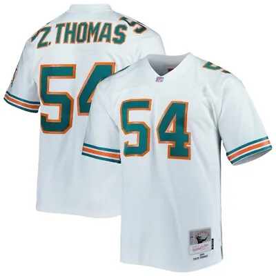 $119 • Buy Authentic Mitchell & Ness Zach Thomas 1996 Miami Dolphins NFL Jersey #54 (LARGE)