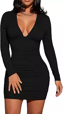 Abito Donna Lungo Trasparente Nero - Vestito Elegante Sexy Per Cerimonie E Feste - Foto 3