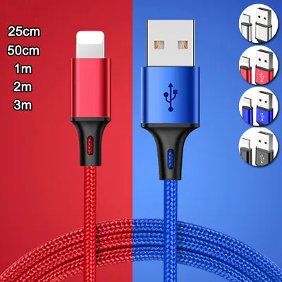 Heavy Duty Fast Charging Charger Cable For IPhone 7 8 11 12 13 14 Plus USB Cord • $6.98