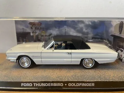 FORD THUNDERBIRD GOLDFINGER #42 007 James Bond Car Collection DieCast Model • £12.95