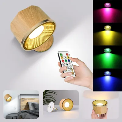 Rechargeable Wall Light Magnetic 360° Rotatable Wall Lamp Touch LED Wall Sconce • £13.89