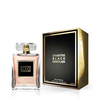 CHATLER Chantre Black Woman Eau De Parfum 100ml Inspired By Channel Coco • £14.90