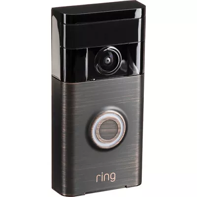 Ring Wi-Fi Smart Video Doorbell - Black • $59.95