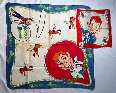 Howdy Doody Bandana And Handkerchief Vintage Made In USA • $12