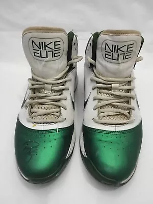 Nike Air Elite 409627-107 Green/White Mens Basketball Shoes Size 10.5 • $40