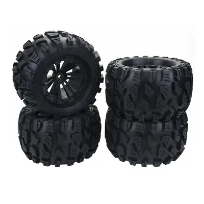 £23.99 • Buy 4pcs RC Buggy Tires And Wheels 12mm Hex For 1/10 HSP HPI Off Road Racing Car