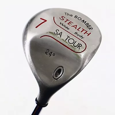 Stealth Bomber 7 Wood SA Tour 24* TT Lite Ladies Flex Chamois Grip 41.5  RH • $15