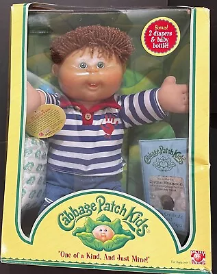 Cabbage Patch Kids Jordan Shannon Baby Doll Plush Green Eyes • $24.99