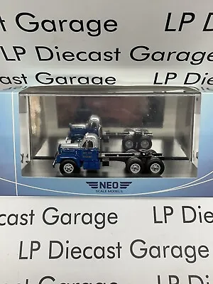 NEO SCALE MODELS 1957 Mack B-61ST Blue Route Sixty Semi Truck 1:64 Scale Resin • $59.99