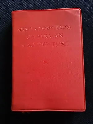 Quotations From Chairman Mao Tse-Tung (1966 1st Edition) English • £60