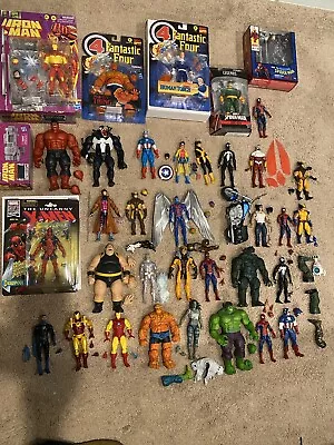 Marvel Legends Hasbro Avengers Wolverine Hulk Mafex Spiderman Read Description • $121