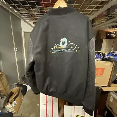 $100 • Buy Rare 2000 Cast Member Disneyland Disney Letterman Jacket Parade Of The Stars 2XL