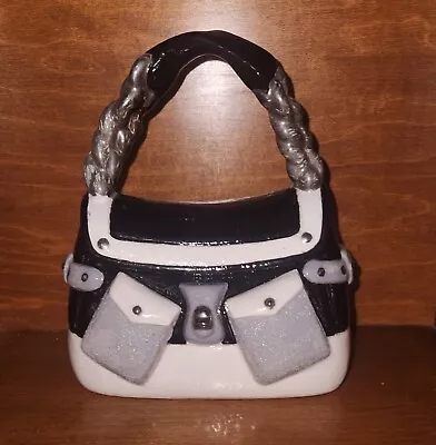 Vintage David’s Cookie Jar/snack Ceramic Purse Handbag With Pockets 📬0$ • $26.99