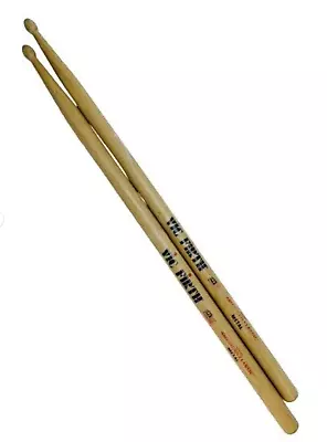 Vic Firth American Classic METAL Drumsticks Wood Tip Hickory Drum Music Sticks • $11.69