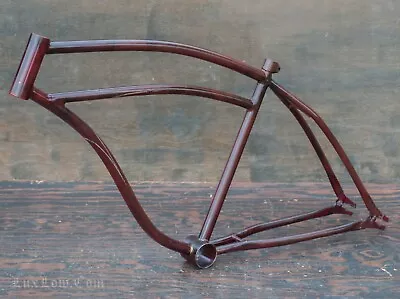 41Maroon Dayton Huffman Bike FRAME Vintage Prewar Firestone Cruiser Tank Bicycle • $248