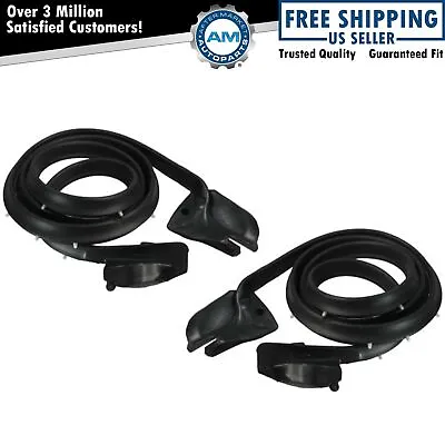 Rubber Door Weatherstrip Seals Pair Set For 70-81 Camaro Firebird Trans Am • $59.97