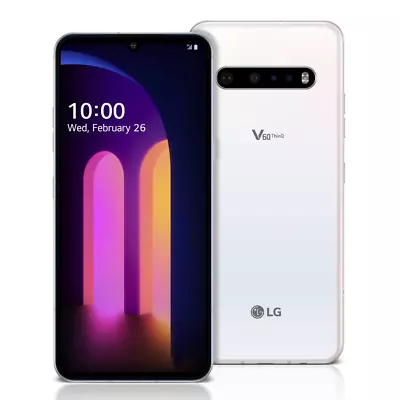 Brand New LG V60 ThinQ 4G 5G LMV600VM 128GB VERIZON VOLTE Smartphone/ClassyWhite • $192.82