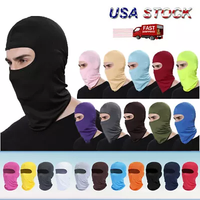 Balaclava Face Mask UV Protection Sun Hood For Men Women Tactical Ski Motorcycle • $5.89