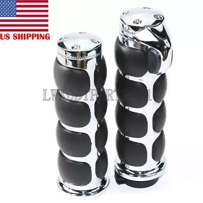 1  Handlebar Hand Grips For Suzuki Marauder 800 1600 VZ Intruder 800 1400 1500 • $34.36