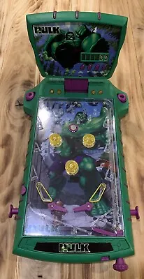 The Incredible Hulk Comics Marvel Mini Tabletop Pinball Machine 2003 Working • $20
