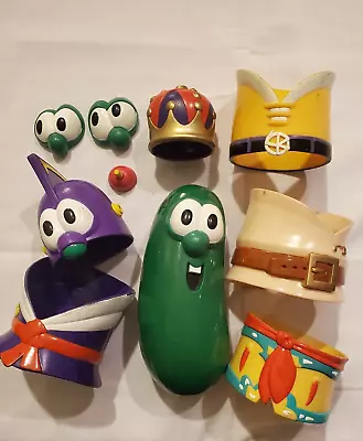 VEGGIE TALES Mr Potato Head SILLY SUITS Dress Up MIX UP Larry-Boy LOT Costumes • $33